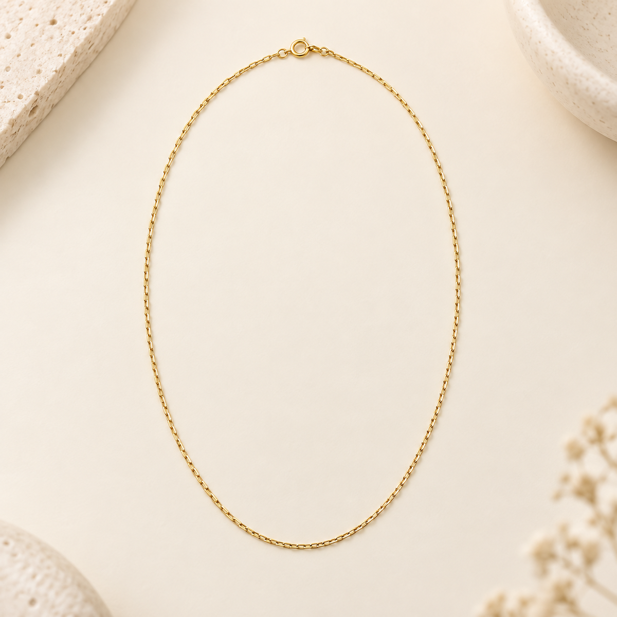 Minimal Gold Zincir Kolye