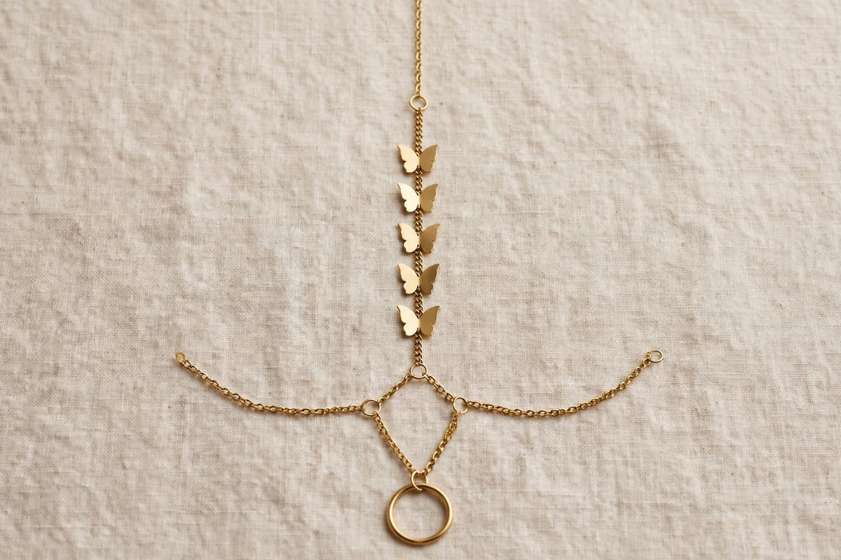 Gold Kelebek Detaylı Şahmeran
