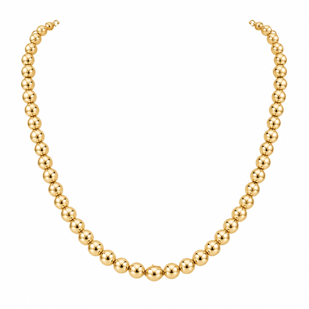 Gold Küre Dizilimli Choker Kolye