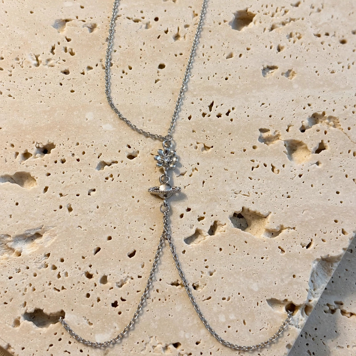 Saturn Çiçek Silver Şahmeran