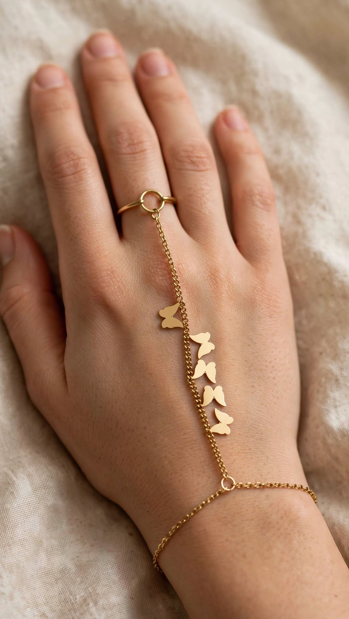 Gold Kelebek Detaylı Şahmeran